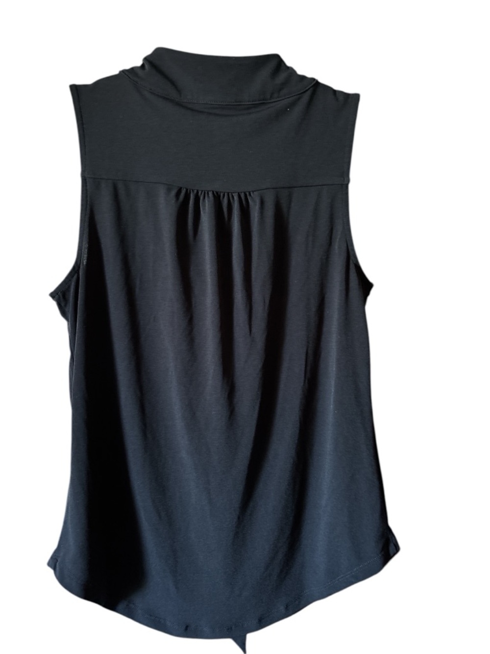 Banana Republic Black Sleeveless Tie-Front Camisole - Picture 2 of 3